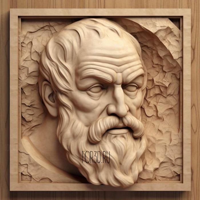 Socrates Type B 2 stl model for CNC